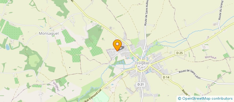 localisation de l'entreprise MONSIEUR DIDIER BOUYSSOU  ISSIGEAC