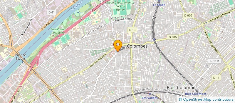 localisation de l'entreprise MONSIEUR DIDIER BOYAUD à COLOMBES