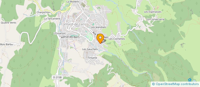 localisation de l'entreprise MONSIEUR DIDIER BOYRIE  VILLARD-DE-LANS