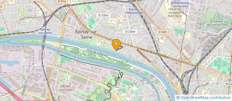 localisation de l'entreprise MONSIEUR DIDIER BOZONNET à EPINAY-SUR-SEINE