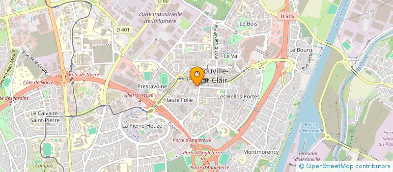 localisation de l'entreprise MONSIEUR DIDIER BOZONNET à HEROUVILLE SAINT CLAIR