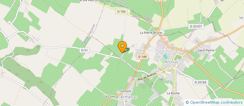 localisation de l'entreprise MONSIEUR DIDIER BRAUD à ARCHIAC