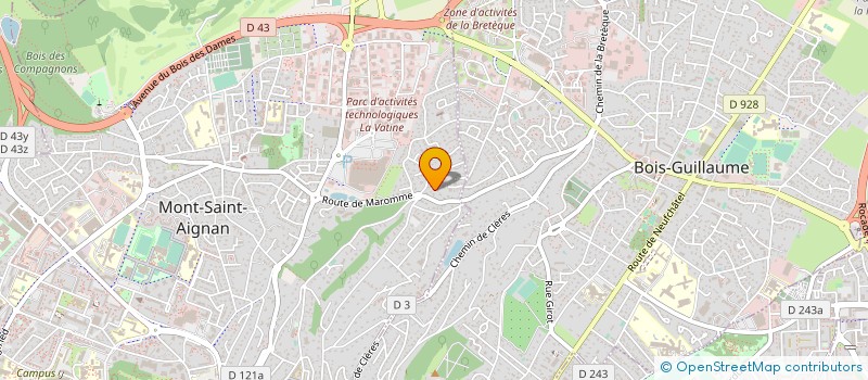 localisation de l'entreprise MONSIEUR DIDIER BREANT à MONT-SAINT-AIGNAN