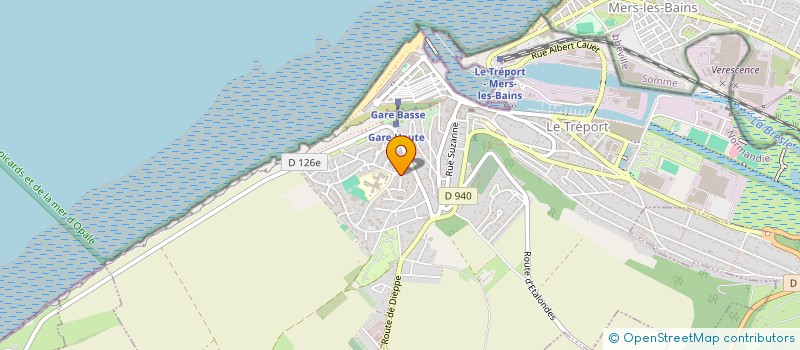 localisation de l'entreprise MONSIEUR DIDIER BREMARD  LE TREPORT