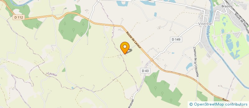 localisation de l'entreprise MONSIEUR DIDIER BRESSOLLES  VITERBE