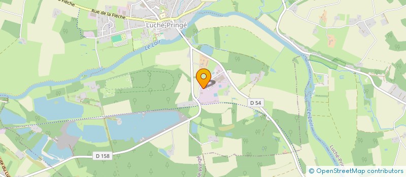 localisation de l'entreprise MONSIEUR DIDIER BRESTEAU  LUCHE-PRINGE