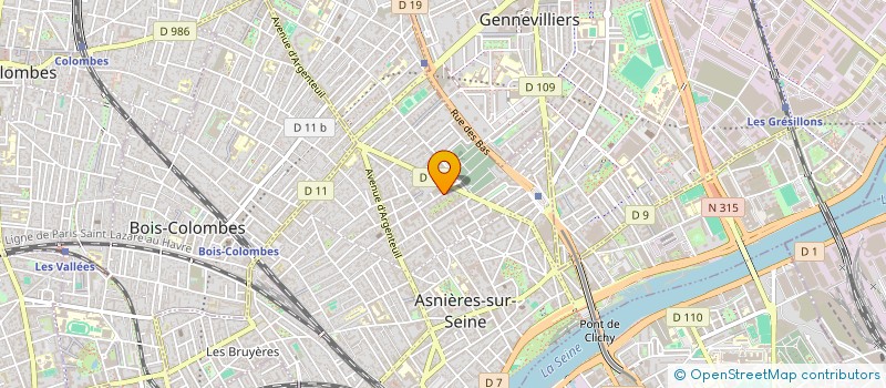 localisation de l'entreprise MONSIEUR DIDIER BRETEZ à ASNIERES-SUR-SEINE