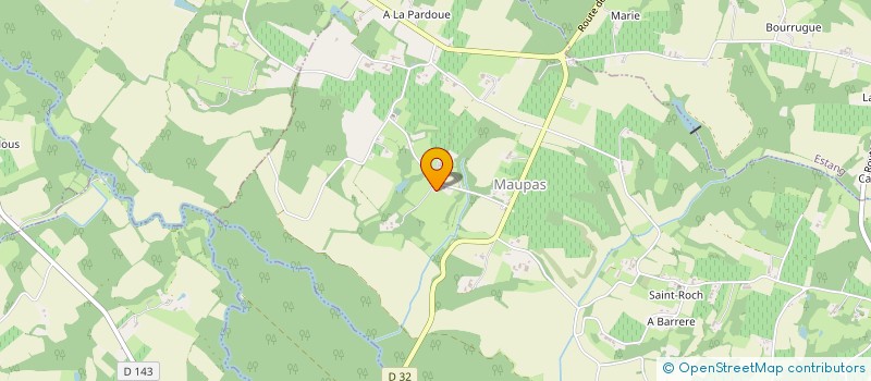 localisation de l'entreprise MONSIEUR DIDIER BRETTES  MAUPAS