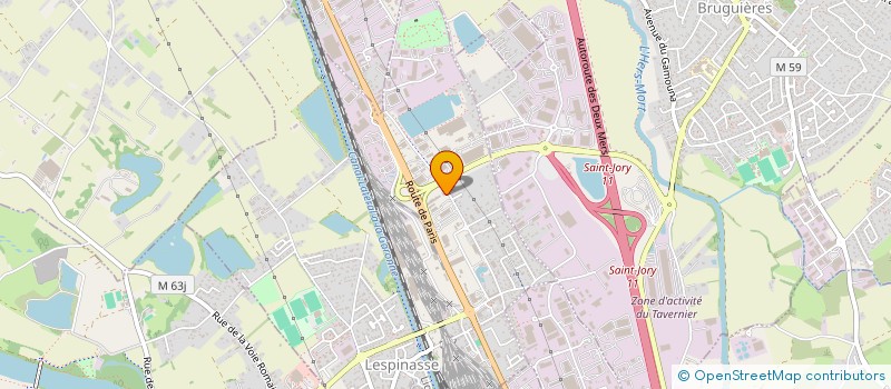 localisation de l'entreprise MONSIEUR DIDIER BREX  LESPINASSE