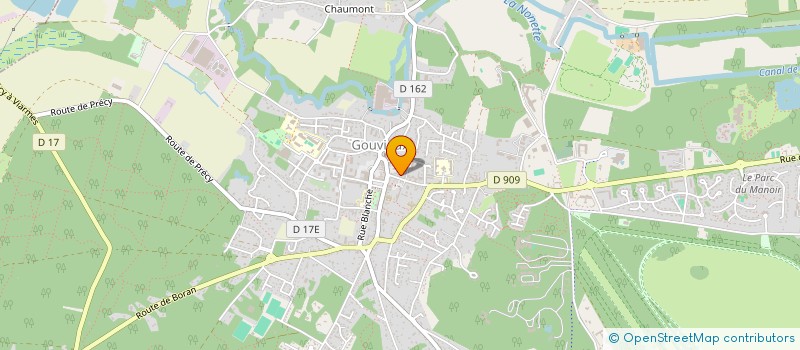 localisation de l'entreprise MONSIEUR DIDIER BRICHE  GOUVIEUX