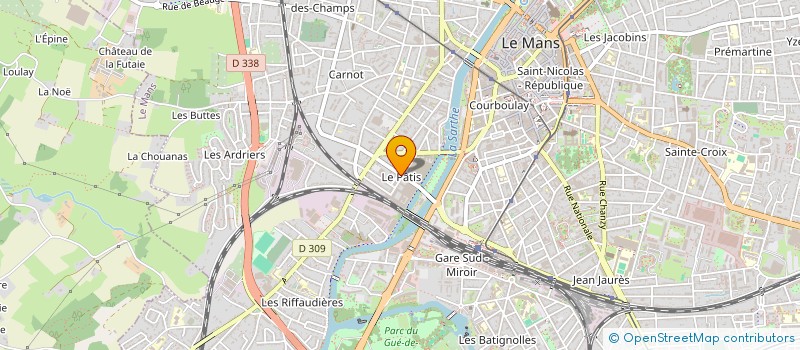 localisation de l'entreprise MONSIEUR DIDIER BRINDEAU  LE MANS