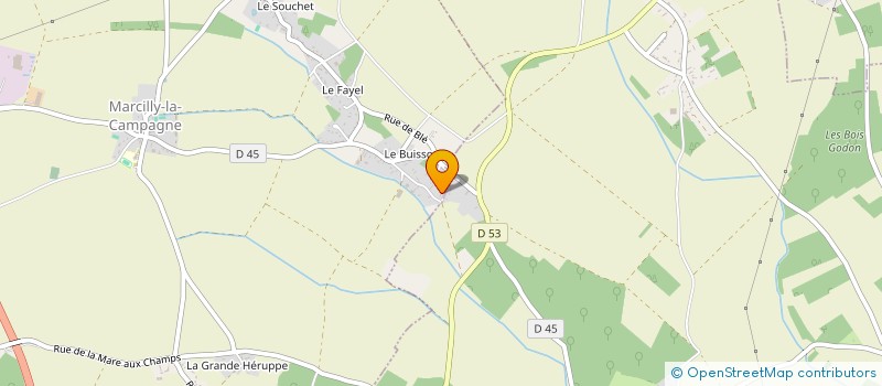 localisation de l'entreprise MONSIEUR DIDIER BROCHARD  MARCILLY-LA-CAMPAGNE