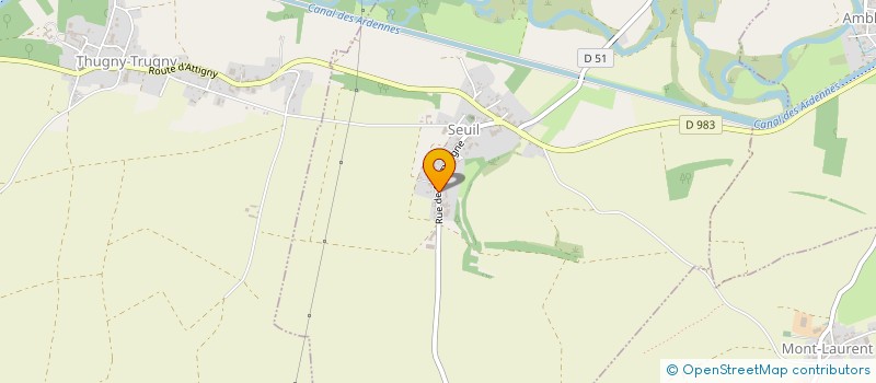 localisation de l'entreprise MONSIEUR DIDIER BROCHET  SEUIL