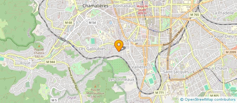 localisation de l'entreprise MONSIEUR DIDIER BROT  CLERMONT-FERRAND