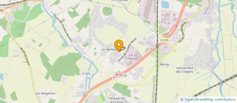 localisation de l'entreprise MONSIEUR DIDIER BROUILLET à ROULLET-SAINT-ESTEPHE