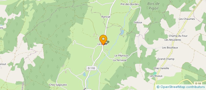 localisation de l'entreprise MONSIEUR DIDIER BROUSSE à TEILHET