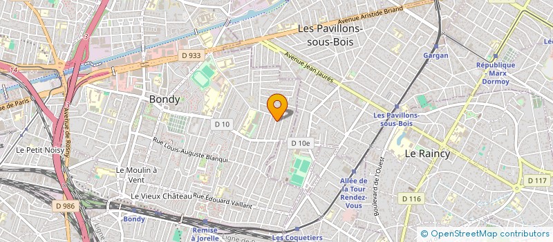 localisation de l'entreprise MONSIEUR DIDIER BRUCKNER  BONDY