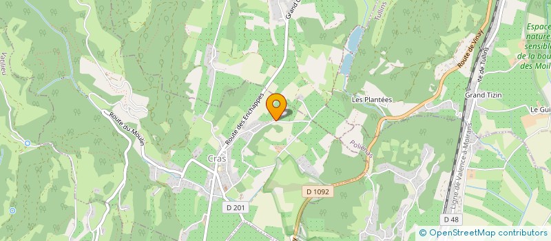 localisation de l'entreprise MONSIEUR DIDIER BRUN-BARONNAT  CRAS