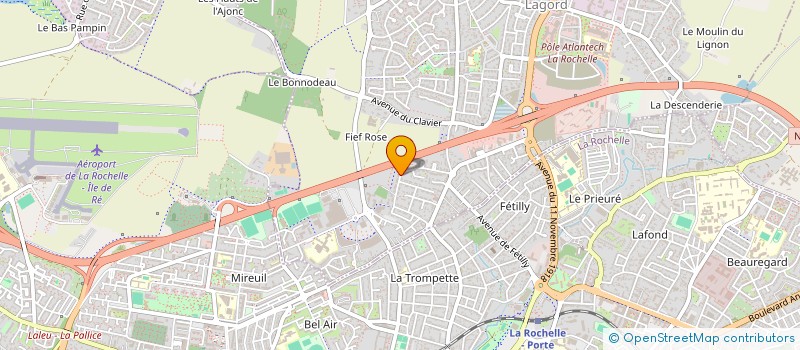 localisation de l'entreprise MONSIEUR DIDIER BRUNEAU  LAGORD