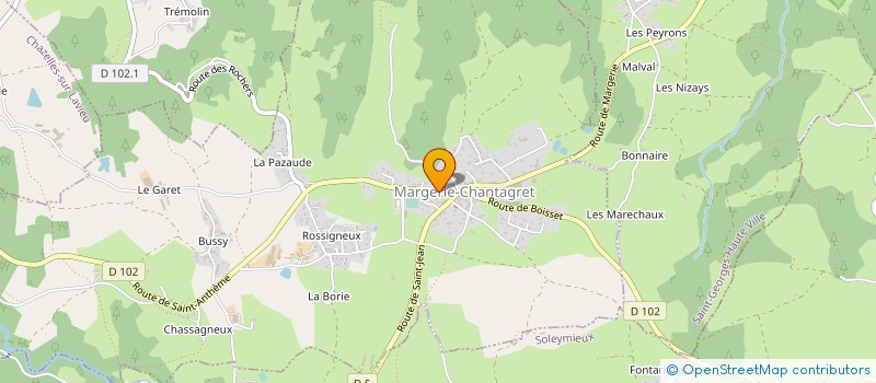 localisation de l'entreprise MONSIEUR DIDIER BRUNEL à MARGERIE-CHANTAGRET