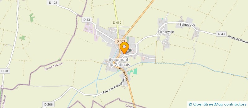 localisation de l'entreprise MONSIEUR DIDIER BRUNET  BEAUMONT-DU-GATINAIS