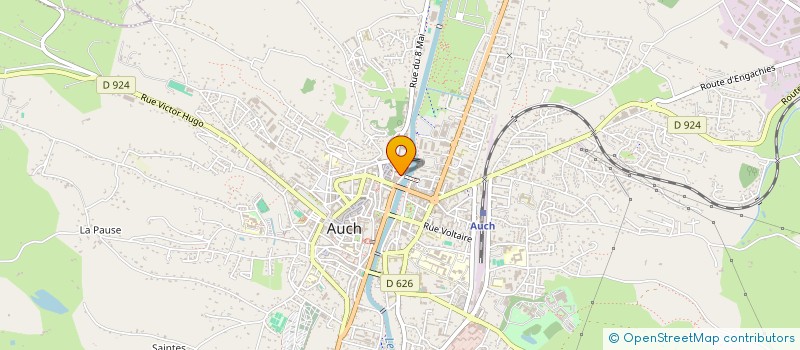 localisation de l'entreprise MONSIEUR DIDIER BRUNO  AUCH