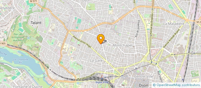 localisation de l'entreprise MONSIEUR DIDIER BUFFET à DIJON