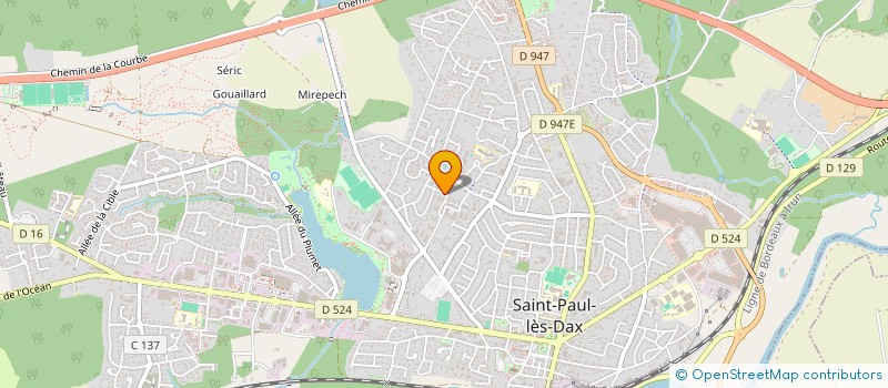 localisation de l'entreprise MONSIEUR DIDIER BUISSON  SAINT-PAUL-LES-DAX