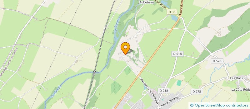 localisation de l'entreprise MONSIEUR DIDIER BURELLE  BROUT-VERNET