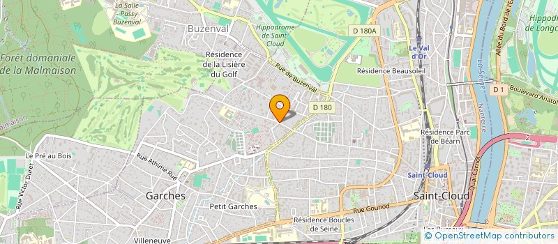 localisation de l'entreprise MONSIEUR DIDIER BURLAT à GARCHES