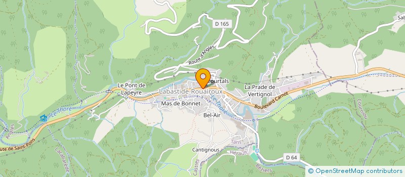 localisation de l'entreprise MONSIEUR DIDIER BUSO à LABASTIDE-ROUAIROUX