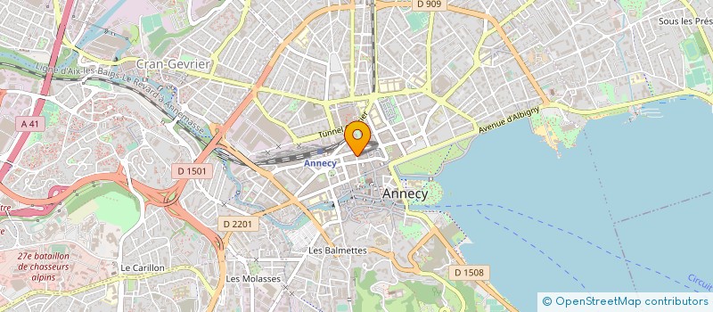 localisation de l'entreprise MONSIEUR DIDIER BUSSAT à ANNECY