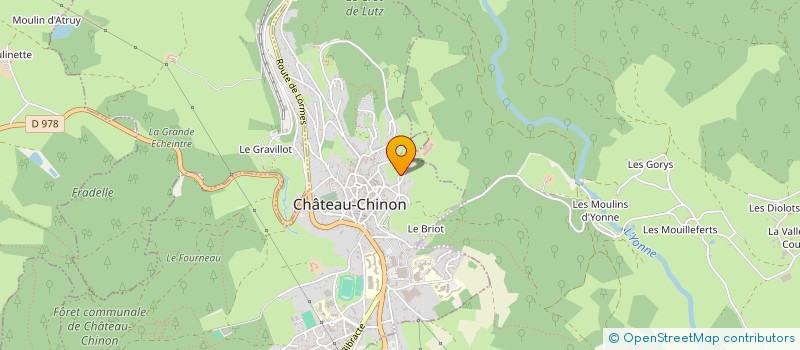 localisation de l'entreprise MONSIEUR DIDIER BUTEAU à CHATEAU-CHINON (CAMPAGNE)