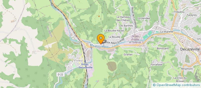 localisation de l'entreprise MONSIEUR DIDIER BUZE  VIVIEZ