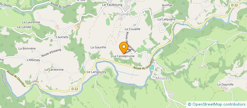 localisation de l'entreprise MONSIEUR DIDIER CABROLIER à PRUINES