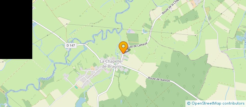 localisation de l'entreprise MONSIEUR DIDIER CADENEL  LA CHAPELLE-DE-BRAGNY