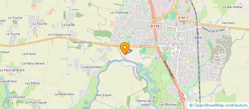 localisation de l'entreprise MONSIEUR DIDIER CADOREL  VERN-SUR-SEICHE