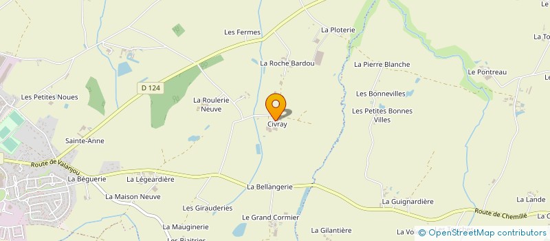 localisation de l'entreprise MONSIEUR DIDIER CAILLEAU à CHEMILLE-EN-ANJOU