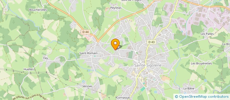 localisation de l'entreprise MONSIEUR DIDIER CAILLET  SAINTE-SIGOLENE