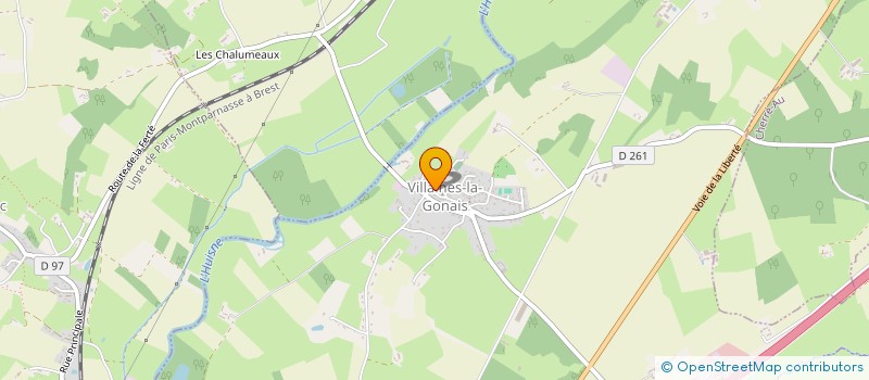 localisation de l'entreprise MONSIEUR DIDIER CALMUS  VILLAINES-LA-GONAIS