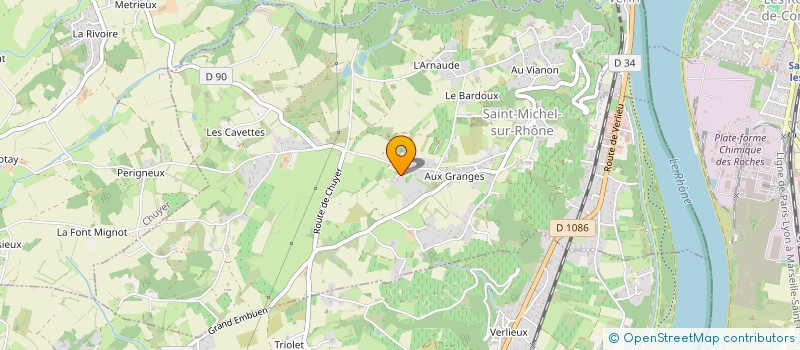 localisation de l'entreprise MONSIEUR DIDIER CAMIER  SAINT-MICHEL-SUR-RHONE