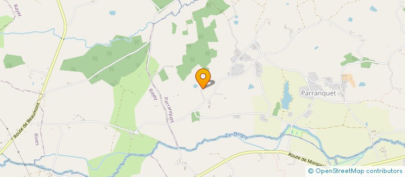 localisation de l'entreprise MONSIEUR DIDIER CAMINADE  PARRANQUET