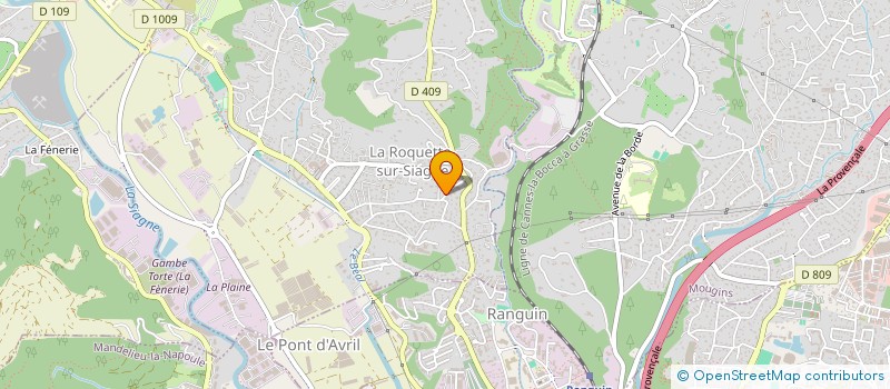 localisation de l'entreprise MONSIEUR DIDIER CAMPAGNO à LA ROQUETTE-SUR-SIAGNE