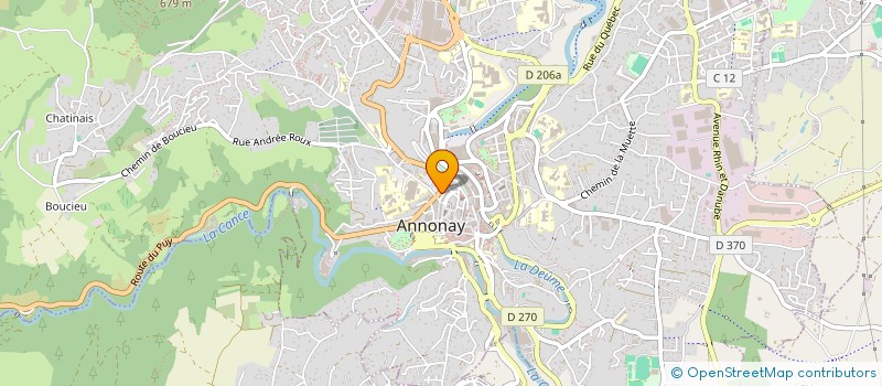 localisation de l'entreprise MONSIEUR DIDIER CANCADE à ANNONAY