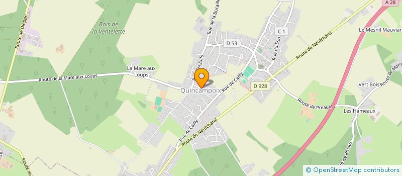 localisation de l'entreprise MONSIEUR DIDIER CANDELA  QUINCAMPOIX