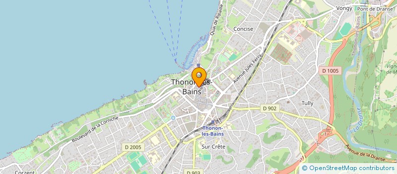 localisation de l'entreprise MONSIEUR DIDIER CANTARUTTI à THONON-LES-BAINS