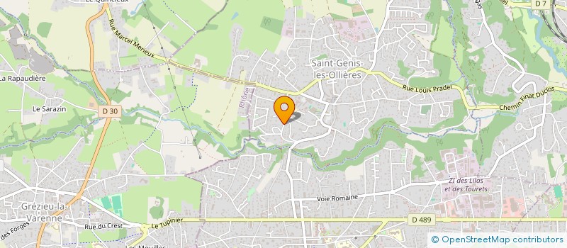 localisation de l'entreprise MONSIEUR DIDIER CAPDEBOSCQ  SAINT-GENIS-LES-OLLIERES