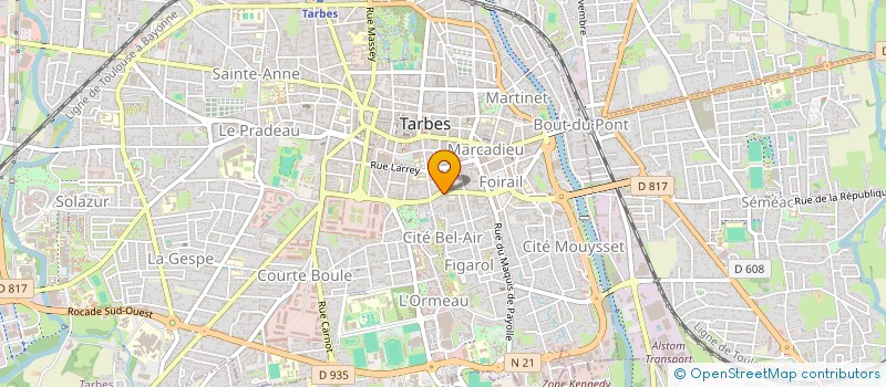 localisation de l'entreprise MONSIEUR DIDIER CAPDEVIELLE à TARBES
