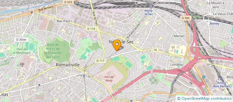 localisation de l'entreprise MONSIEUR DIDIER CAPPE à NOISY-LE-SEC