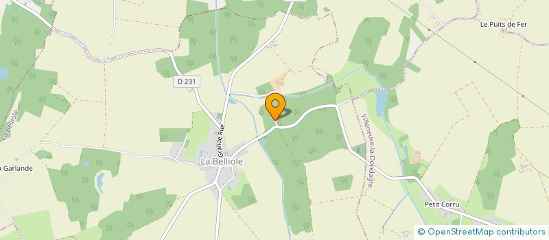 localisation de l'entreprise MONSIEUR DIDIER CAPPELAERE  LA BELLIOLE